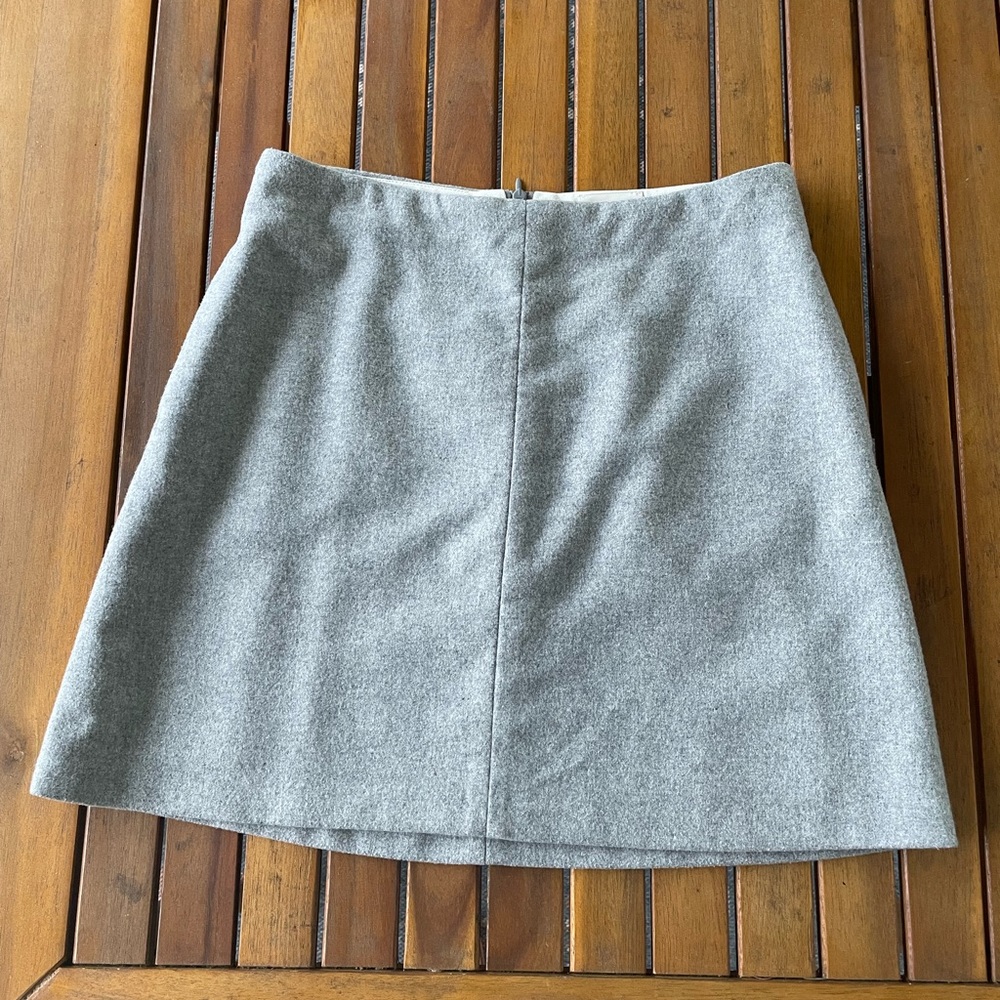 Aritzia Essone Gray Wool Skirt